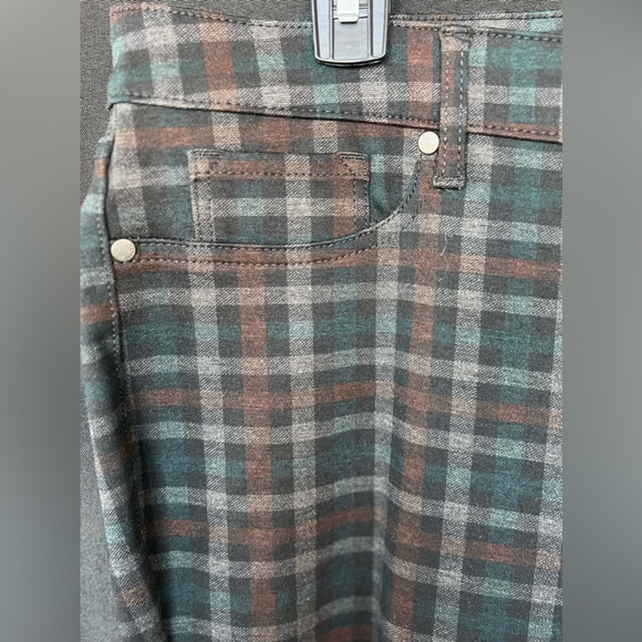 👖 EUC GLORIA VANDERBILT “Vickie” Scholar Plaid Legging Pants | Women’s 16P - Picture 4 of 12